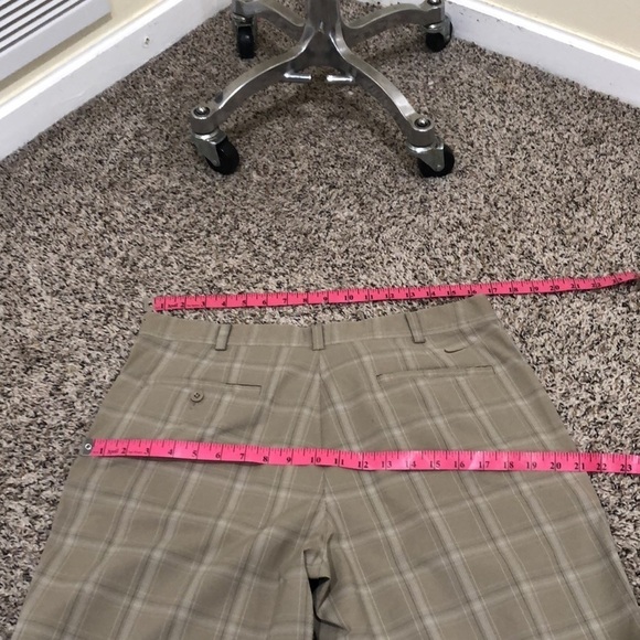 Nike Golf Pants Size 34 34x32 Medium Tan Plaid - Picture 5 of 11